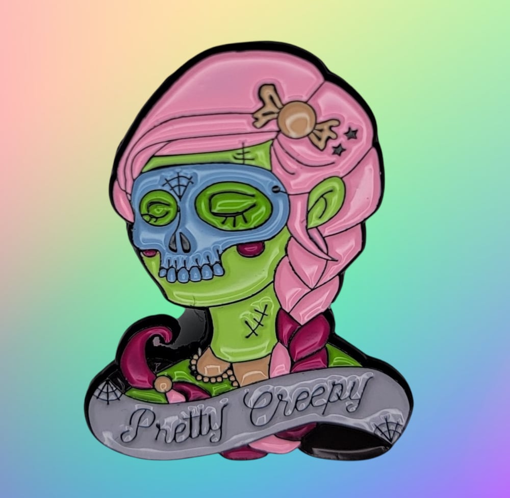 Image of Pretty Creepy Enamel Pin