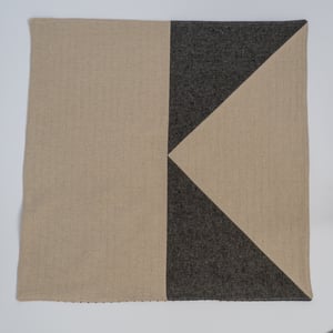 Image of BOAT Napkin Set - Japanese Linen (Black/Natural)