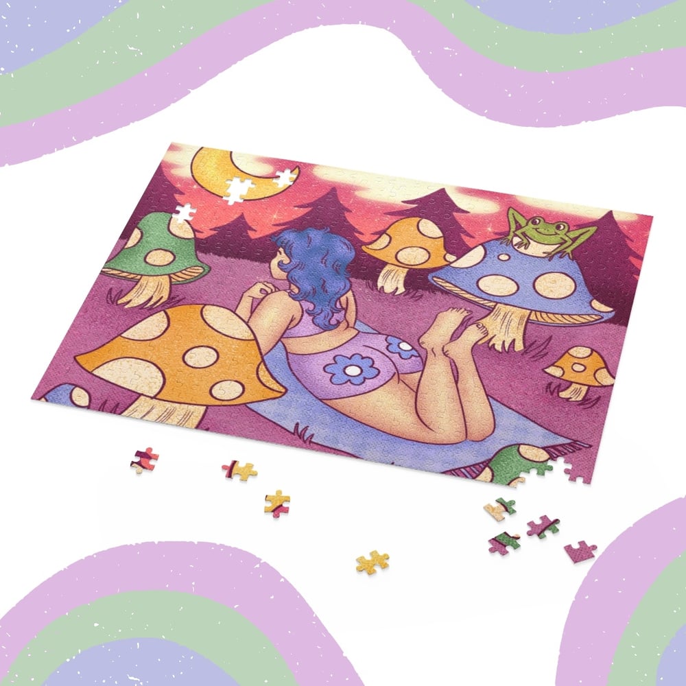 Image of MUSHROOM DREAMING JIGSAW PUZZLE