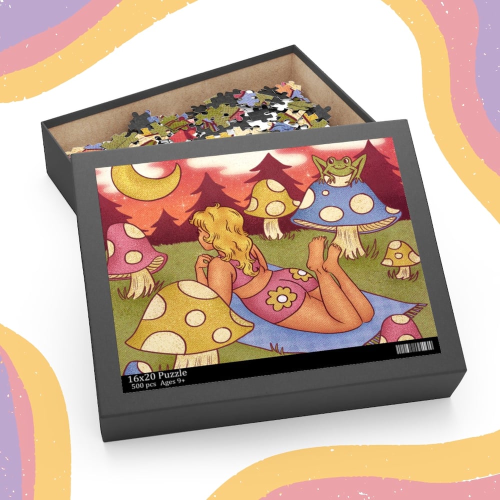 Image of MUSHROOM DREAMING JIGSAW PUZZLE