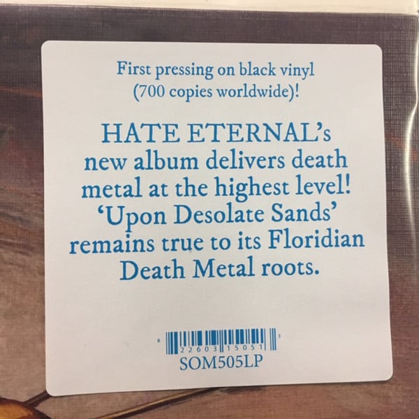Hate Eternal - Upon Desolate Sands (USED, NM/VG+)