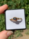 Smoked Opal & Gold Ring, size 9/9.5