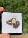 Australian Opal & Gold Ring, size 8.5