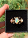 Triple Ethiopian Opal Ring, size 11