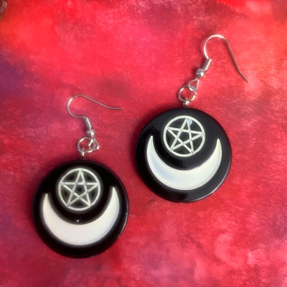 Image of WITCHY SYMBOL EARRINGS