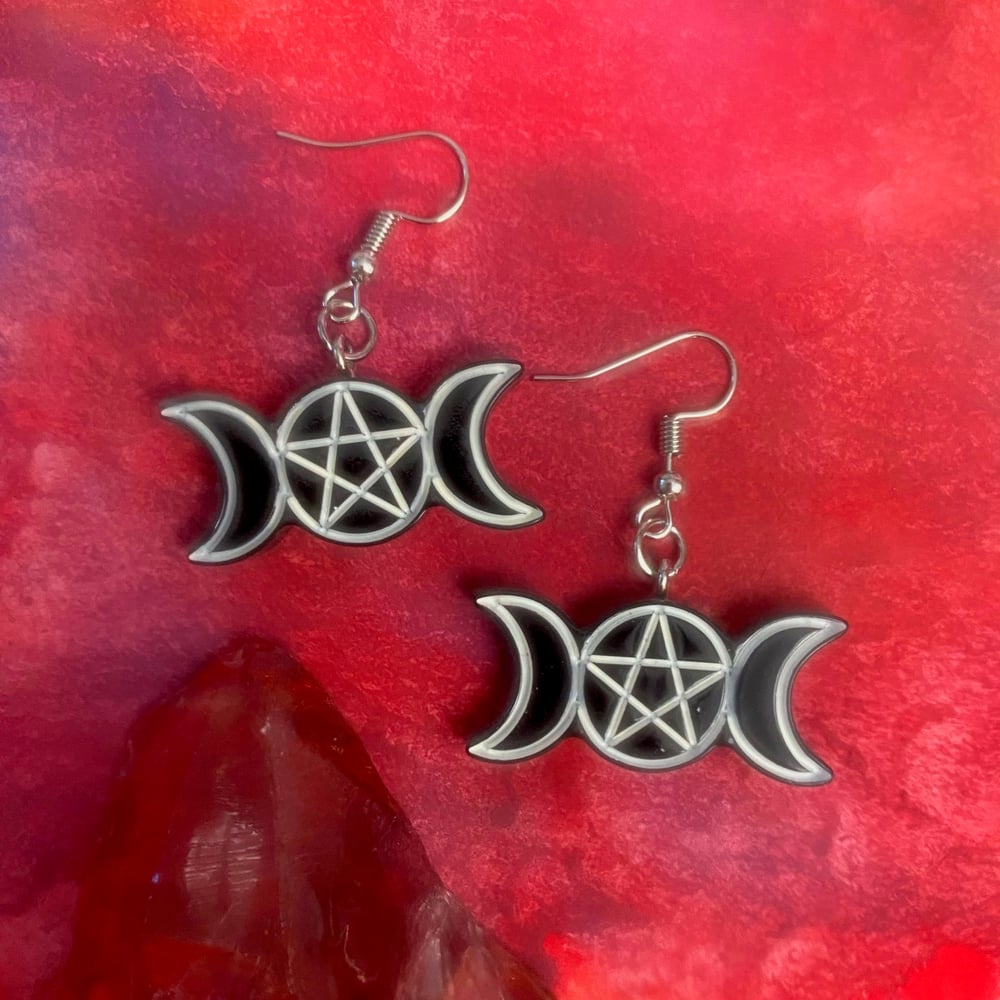 Image of WITCHY SYMBOL EARRINGS