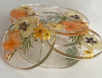 Image 1 of Sunny Flowers Coaster set