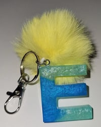 Image of E Initial Keychain 