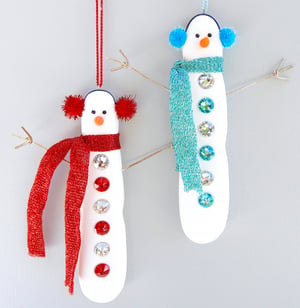 Image of Crystal Button Snowman 🎁✨🎁