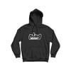 BLACK CHENILLE PATCH HOODIE