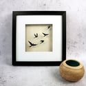 Flying Swallows Framed Picture