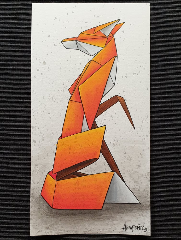 Image of "Solitary #6" original watercolour