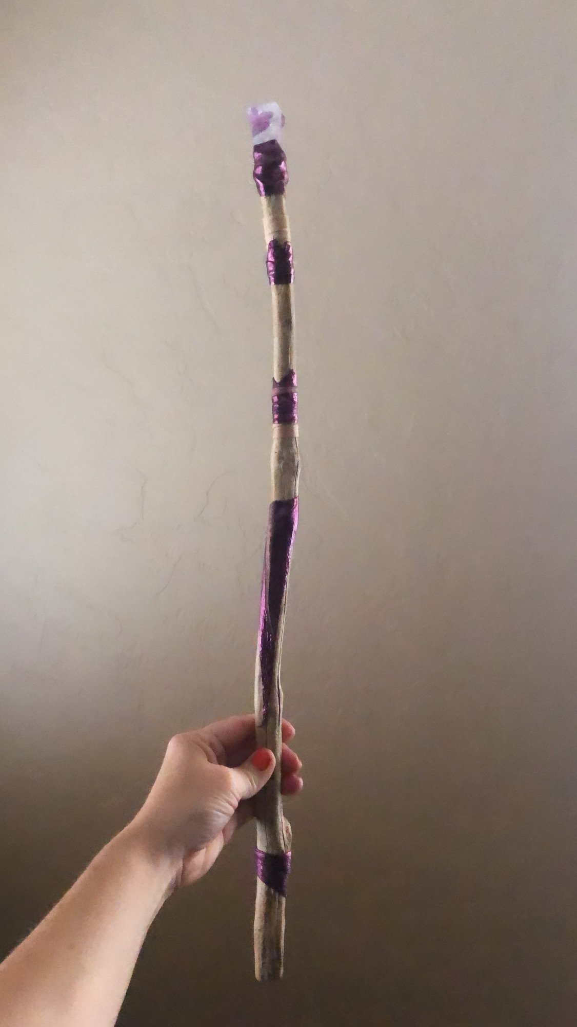 NEFERTITI amethyst magic wand