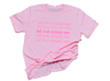 NYAM PINK OUTLINE TEE