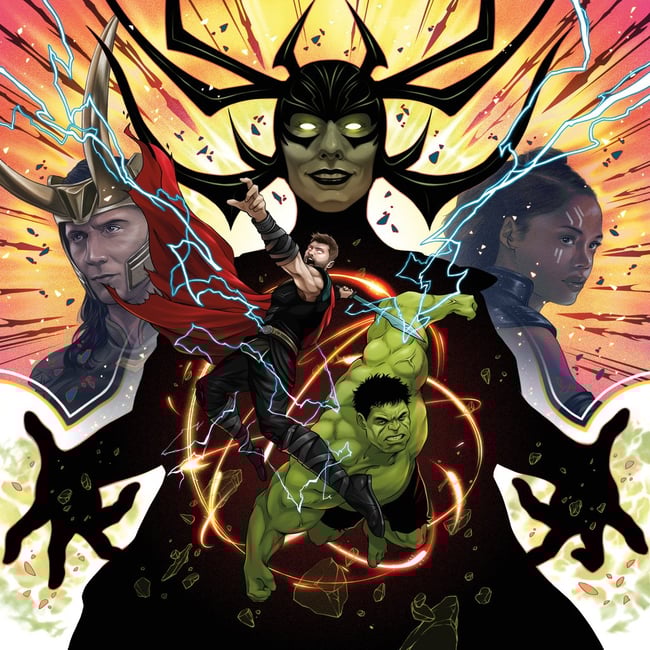 Thor: Ragnarok - 2xLP (Neon Swirl Vinyl)