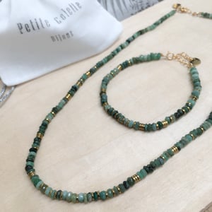 Image of BRACELET ESMERALDA  émeraude