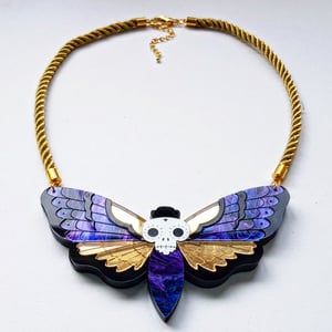Image of Death's Head Moth Necklace - Pre-Order Only