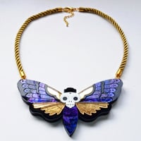 Image 3 of Death's Head Moth Necklace