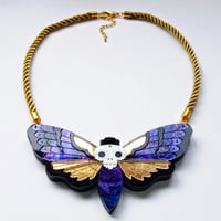 Image 3 of Death's Head Moth Necklace 