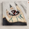 Kaneki Ken Ghoul Eye 4x4 in Acrylic Painting