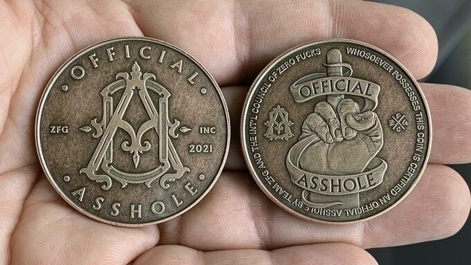Image of THE "YOU KNOW WHO YOU ARE" OFFICIAL  COIN 