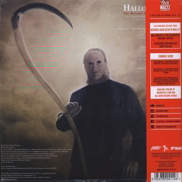 Halloween 5: The Revenge of Michael Myers - Original Soundtrack LP (Orange Vinyl)
