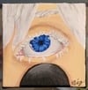 Gojo Satoru 4x4in Acrylic Painting