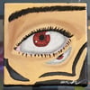 Sukuna Eye 4x4in Acrylic Painting