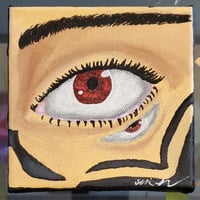 Sukuna Eye 4x4in Acrylic Painting