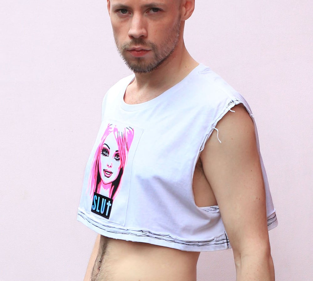 BARBIE SLUT CROP TOP