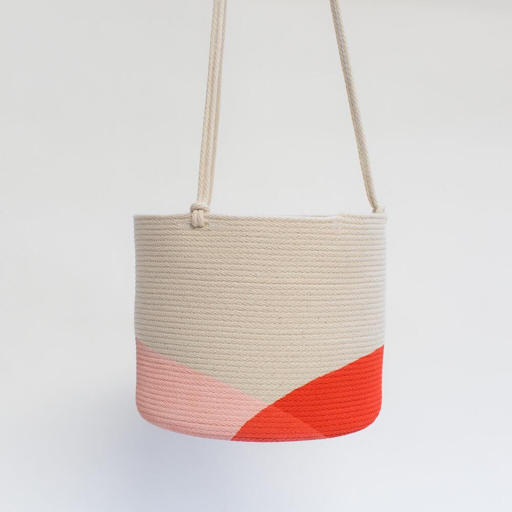 Image of Large Hanging Rope Planter (Multiple Colors)