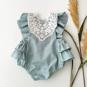 Image of Dusty Blue romper 