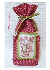 Santa Gift Bag PDF Pattern