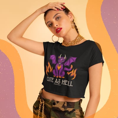 Image of CUTE AS HELL CROP TOP