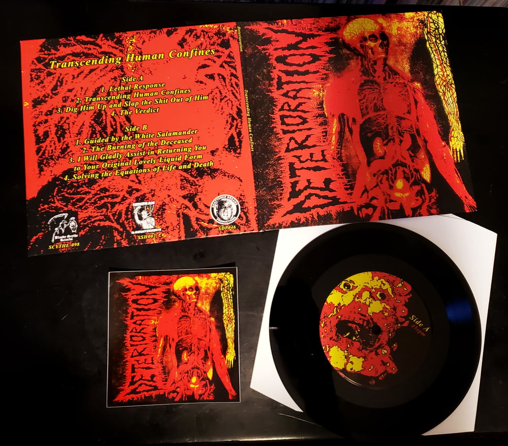 DETERIORATION "Transcending Human Confines" 7" (Scythe - 098)