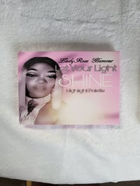 Image 2 of Pink Highlighter  And Bronzer Palette 6 Shades