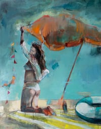 Image 1 of Painting / maleri / "The celebration – Lost in celebration IX" / 120x150 cm