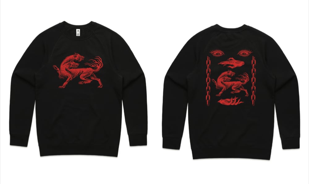 Image of Hell Hound crew jumper/sweatshirt 