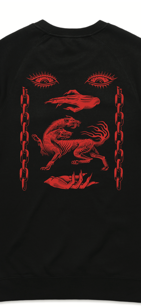 Image of Hell Hound crew jumper/sweatshirt 