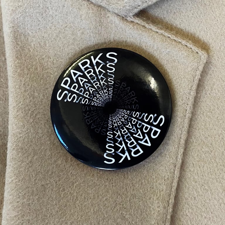 Image of Sparks Large Button Badge