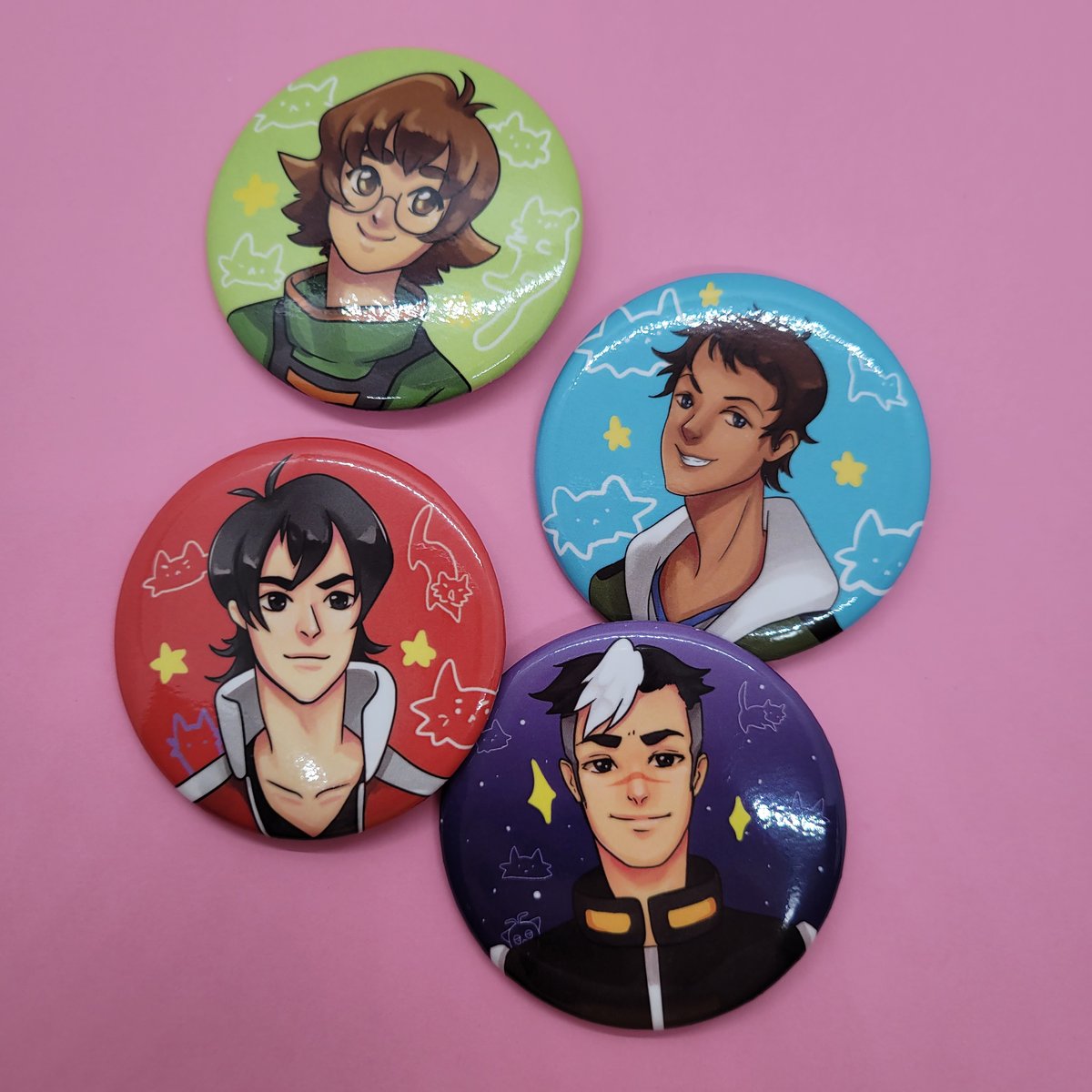 Image of Voltron Buttons *leftovers
