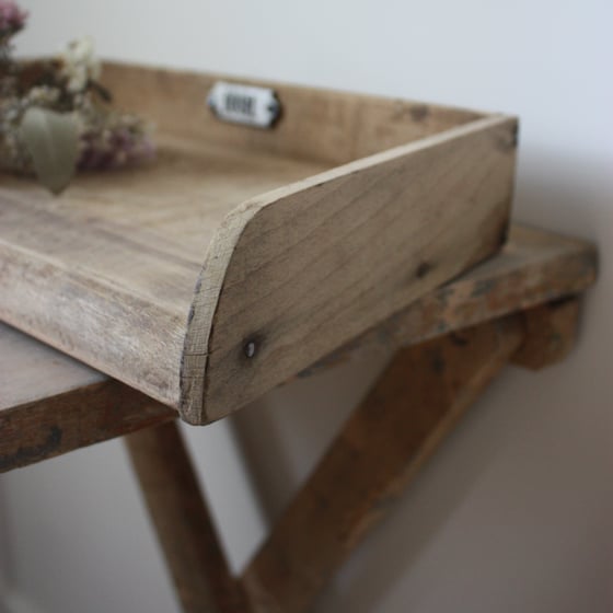 Image of Billot ancien en bois.