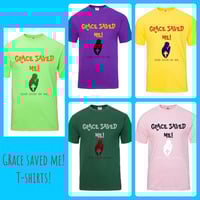 GOD LIVES IN ME (GRACE SAVED ME T-SHIRTS)