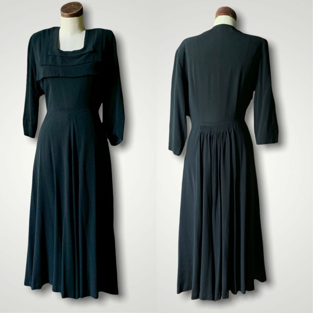 ELINOR GAY Crepe Rayon Dress Medium