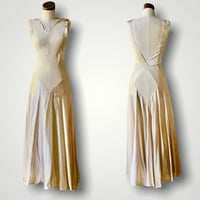 Image 1 of Bias Cut Couture Satin Dress Small
