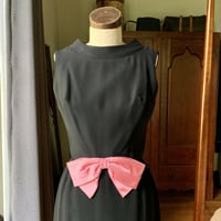 Image 2 of Little Black Dress Pink Bow Medium