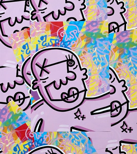 Image of 'One eyed' A3 poster print