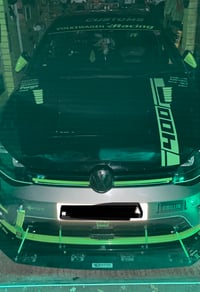 Image 4 of VW Golf ‘MK7R’ Bonnet Stripe Sticker Decal