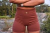 LUXE SHORTS- CHOCOLATE