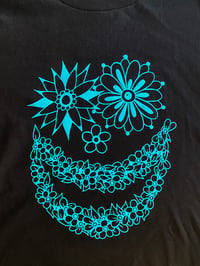 Image 4 of FLOWER FACE 2 - tshirt